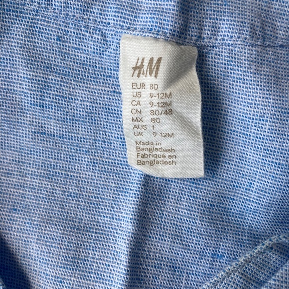 H&M linen suit 9-12m - Picture 2 of 2